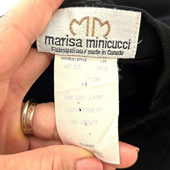 Marisa Minicucci - wide leg wool blend dress pants, size 20 - Picture 3 of 8